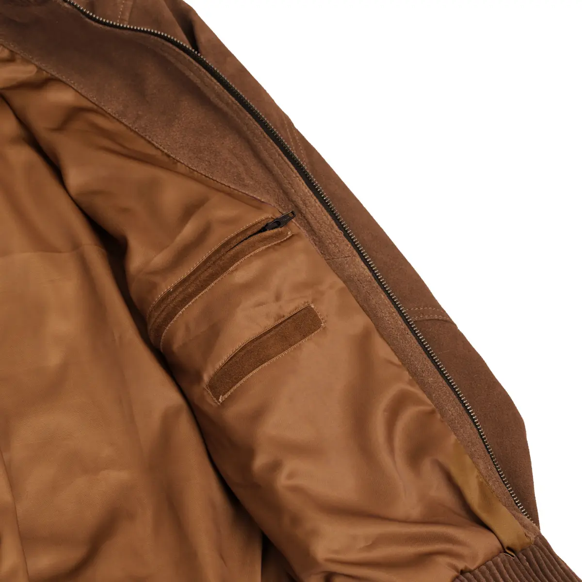 BSM00741 Truffle Men’s Leather Motorcycle Jacket - Image 5