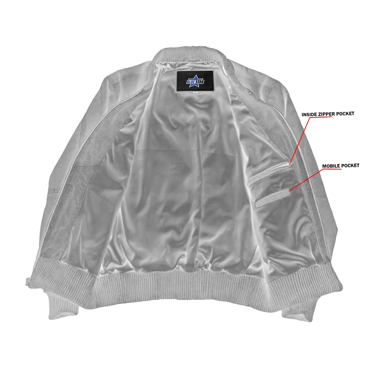 BSM00741 Truffle Men’s Leather Motorcycle Jacket - Image 7