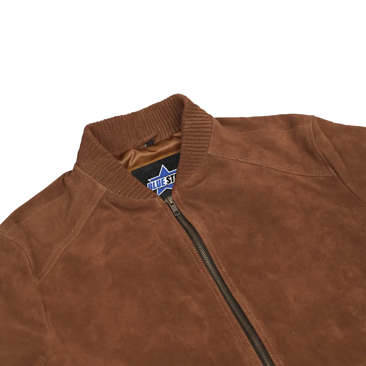 BSM00741 Truffle Men’s Leather Motorcycle Jacket - Image 8