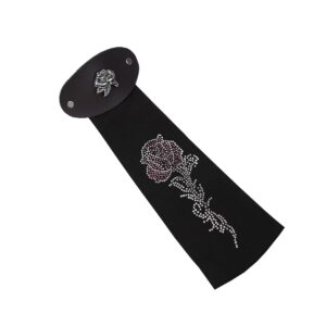 BSM00HRT-505 Sorelle Women's 10-Inch Rhinestone Rose Hair Tube