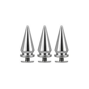 BSM00SPK101 Chrome Screw-back Spike Studs - 10mm