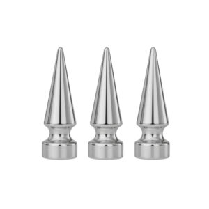 BSM00SPK102 Chrome Screw-back Spike Studs - 12mm