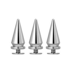BSM00SPK103 Chrome Screw-back Spike Studs - 20mm