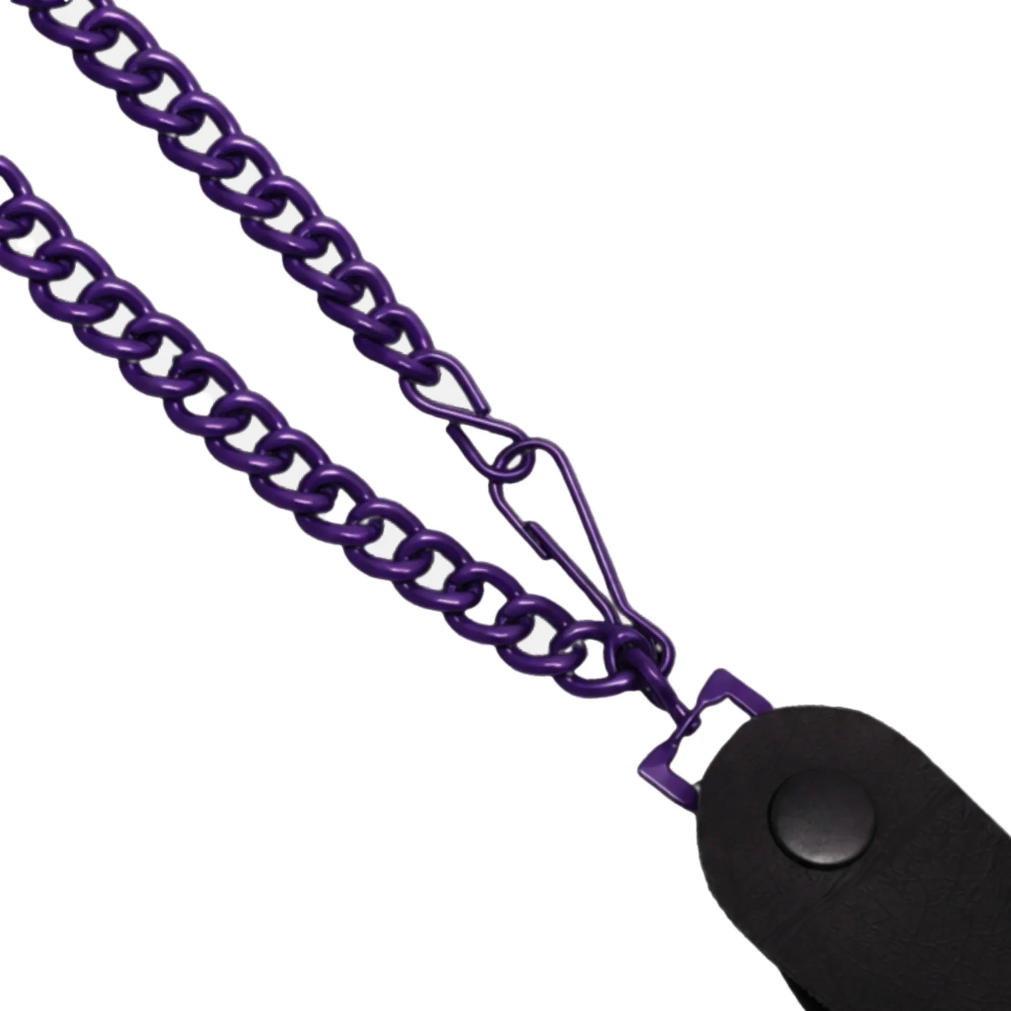 Midnight Navy Heavy-Duty Wallet Chain with Snap-On Belt Loop - 13 Inch - Image 2
